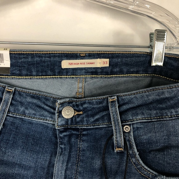 Levi’s 721 High Rise Skinny Jeans Plus Size - Picture 5 of 8